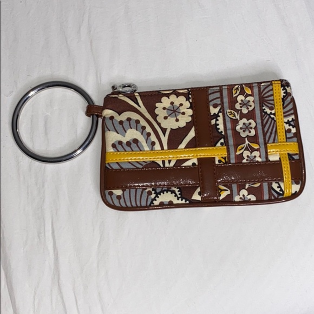 Vera Bradley Bangle Wristlet in Slate Blooms‎